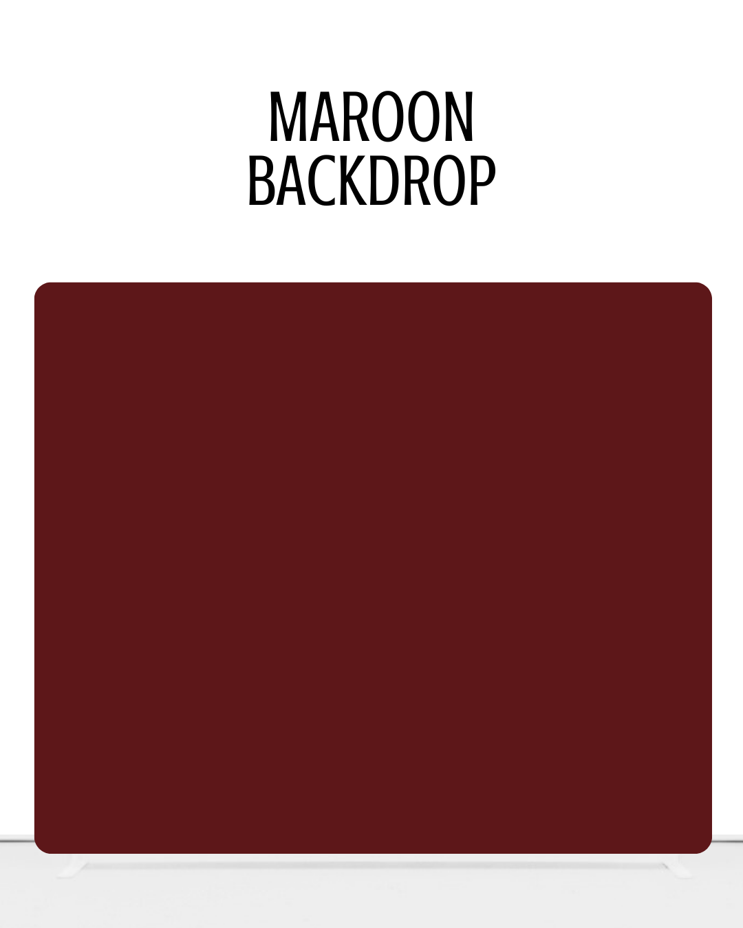 Maroon Backdrop