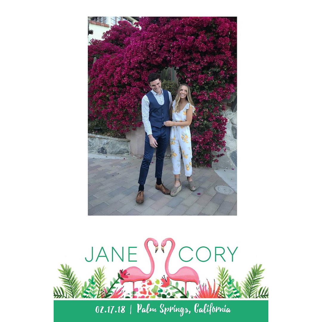 Behind the scenes photo booth setup