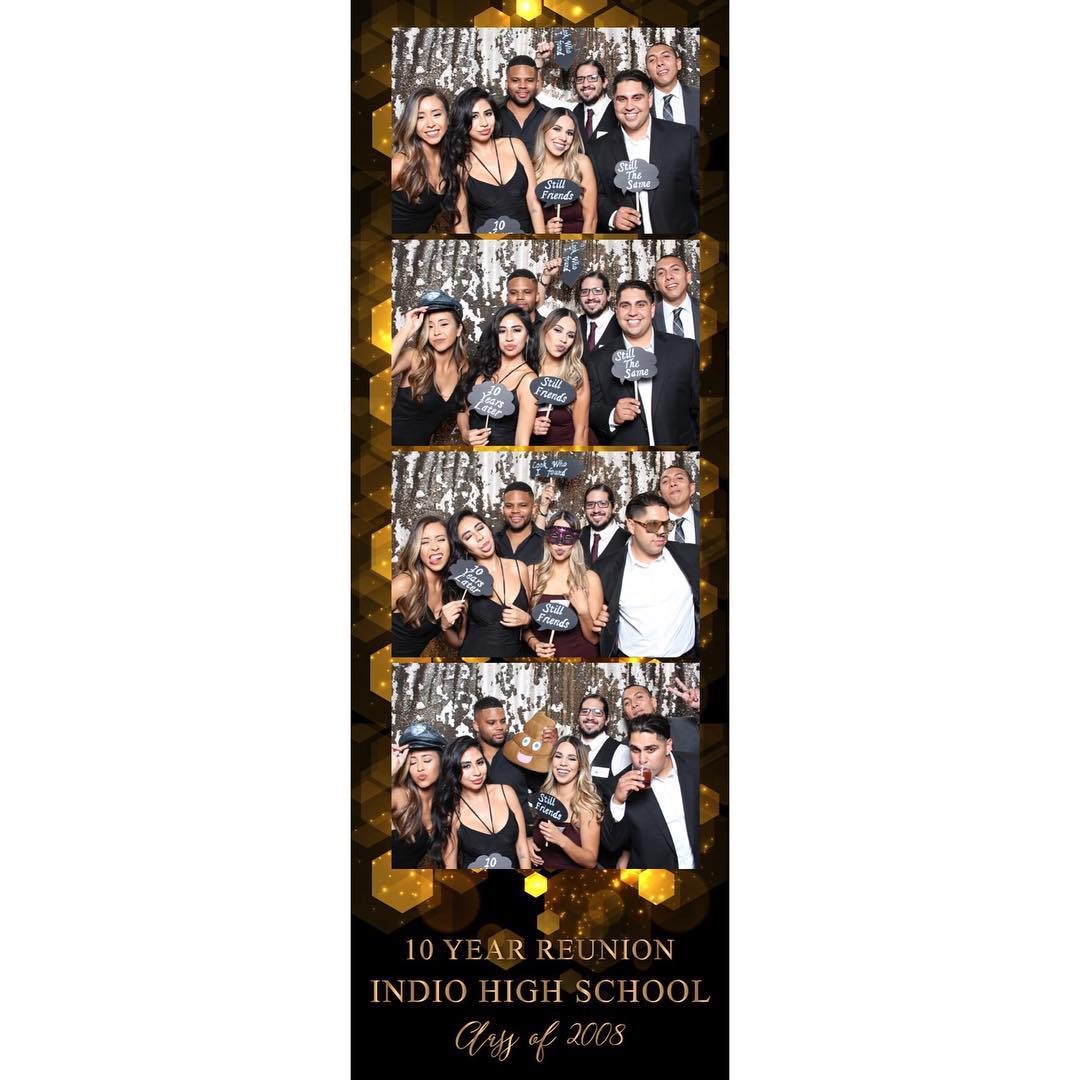 Behind the scenes photo booth setup