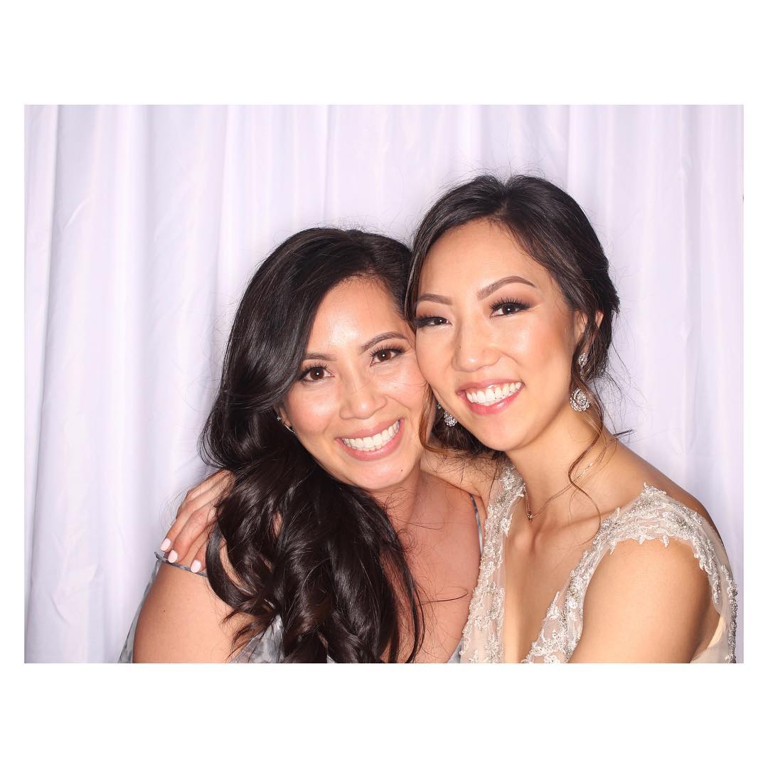 Photo booth in action at Ontario event