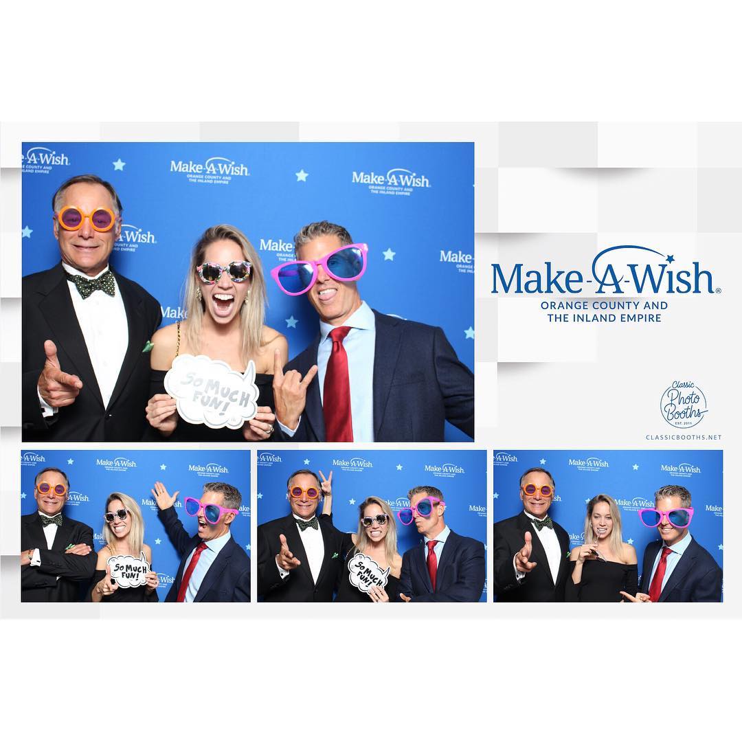 Behind the scenes photo booth setup