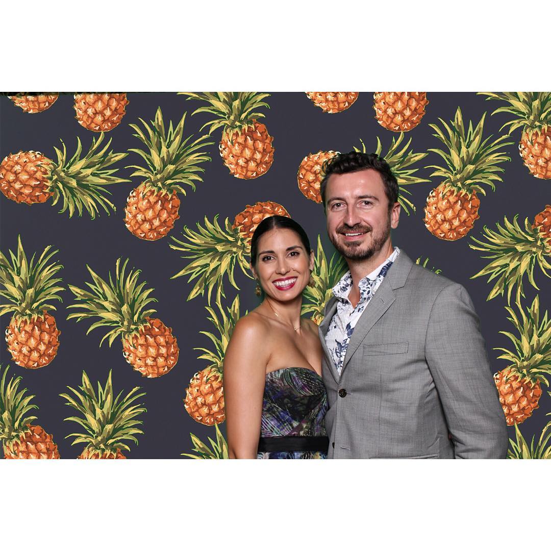 Photo booth in action at Ontario event