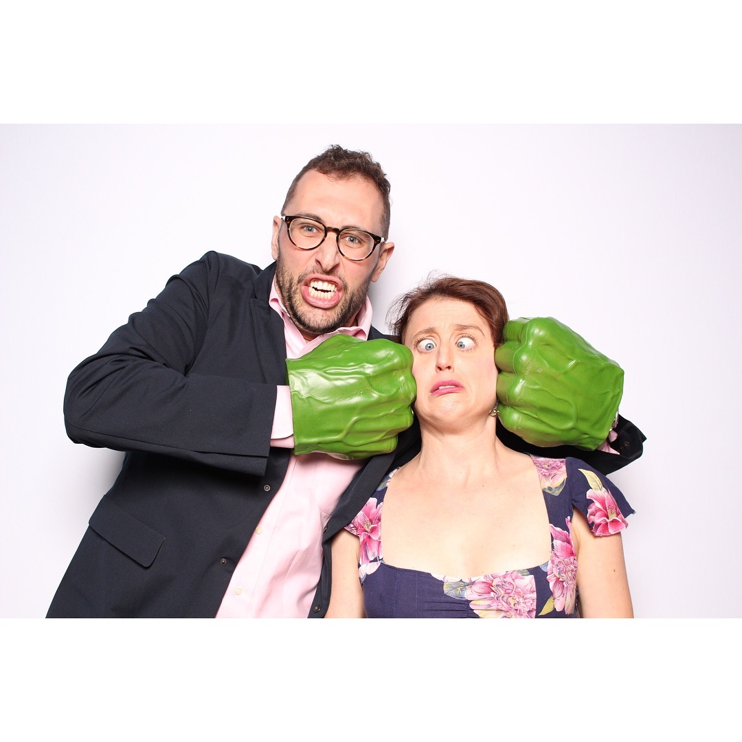 Photo booth in action at Ontario event