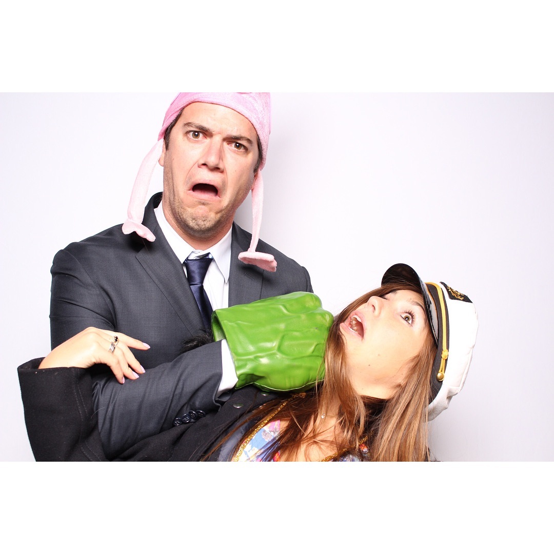 Photo booth in action at Ontario event