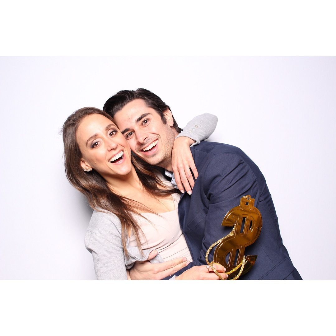 Photo booth in action at Ontario event