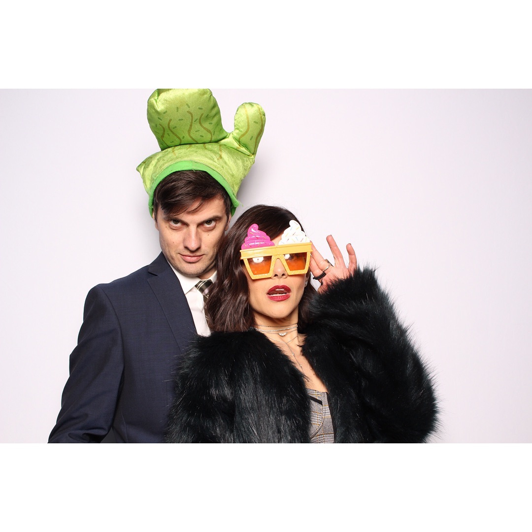 Photo booth in action at Ontario event