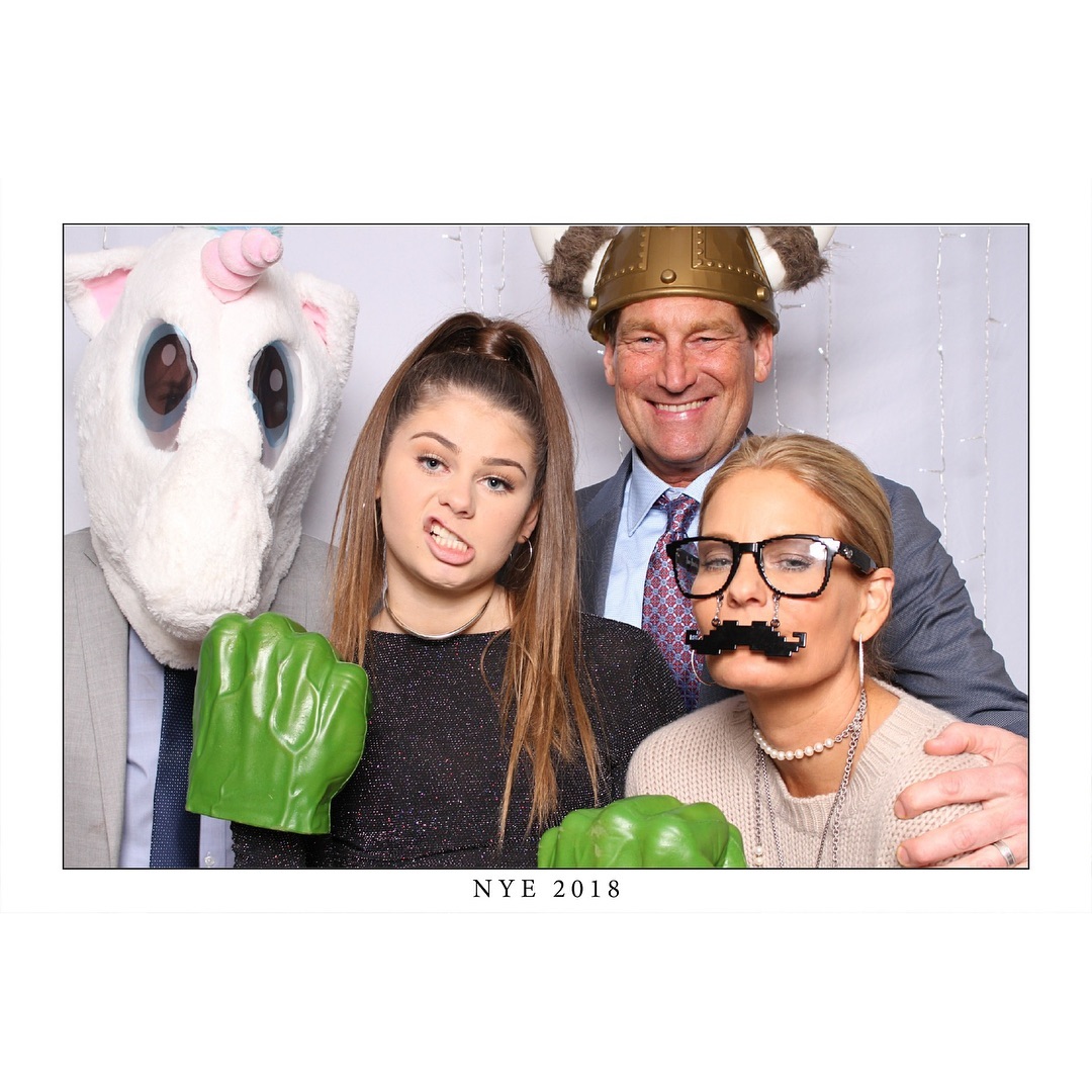 Behind the scenes photo booth setup