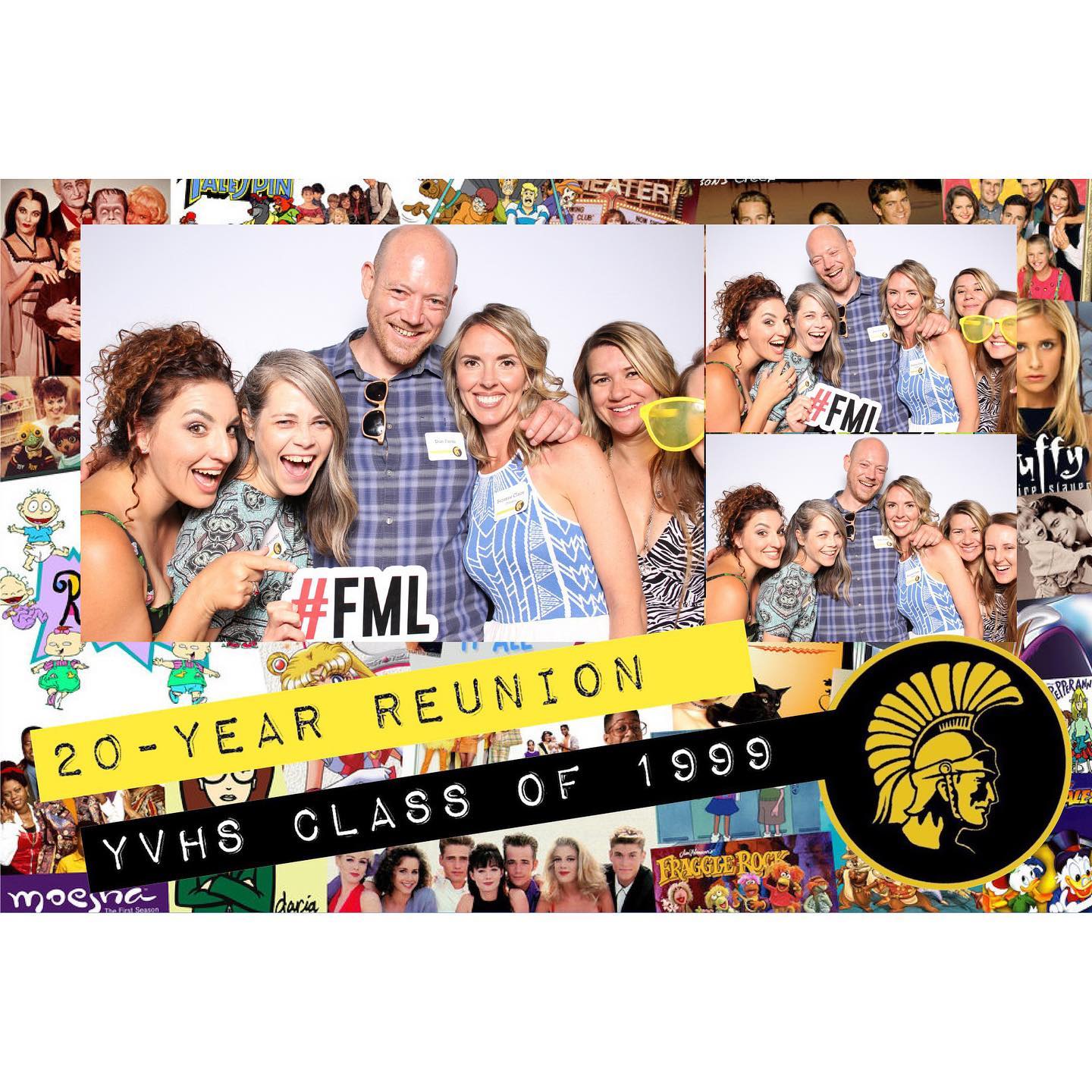 Photo booth in action at Ontario event