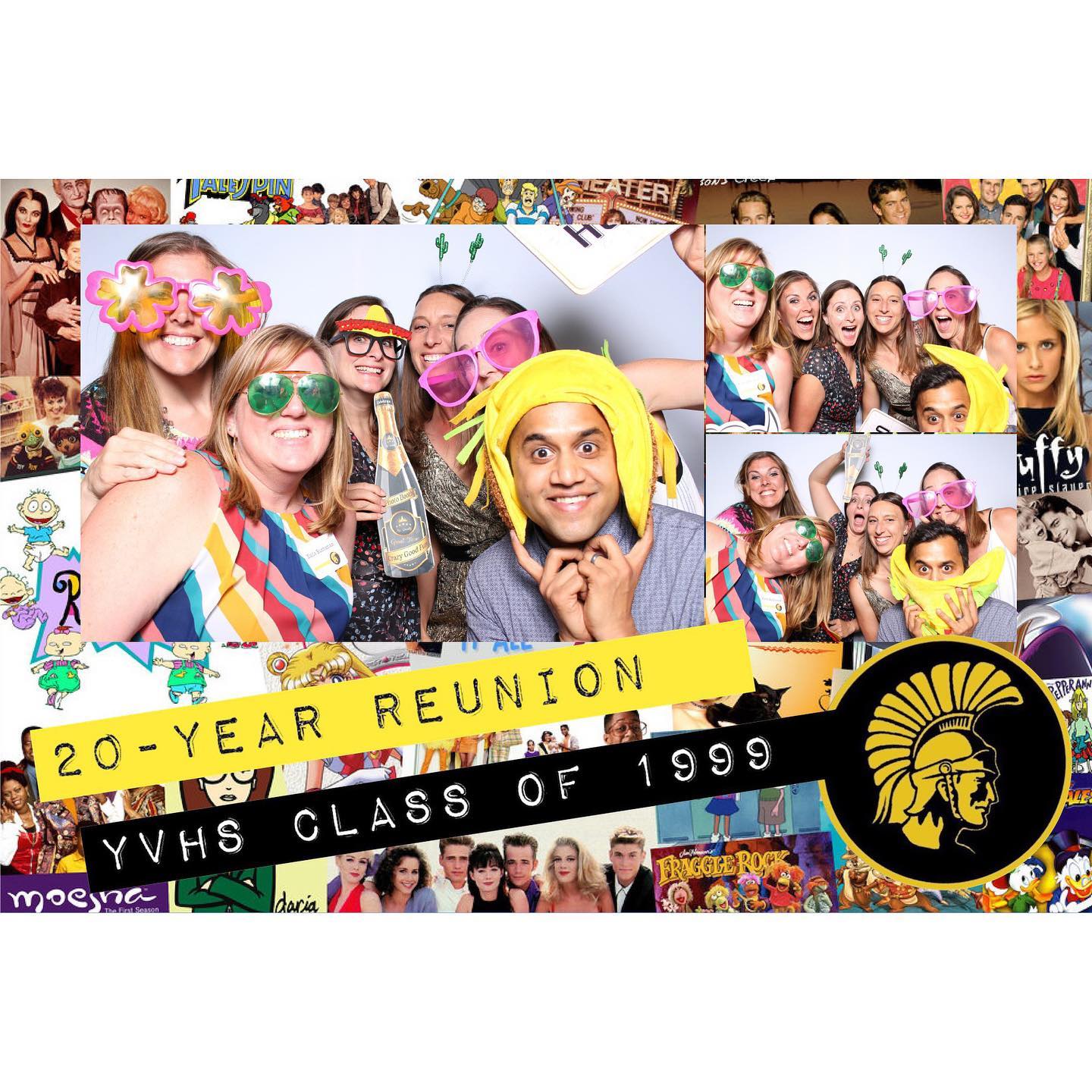 Photo booth in action at Ontario event