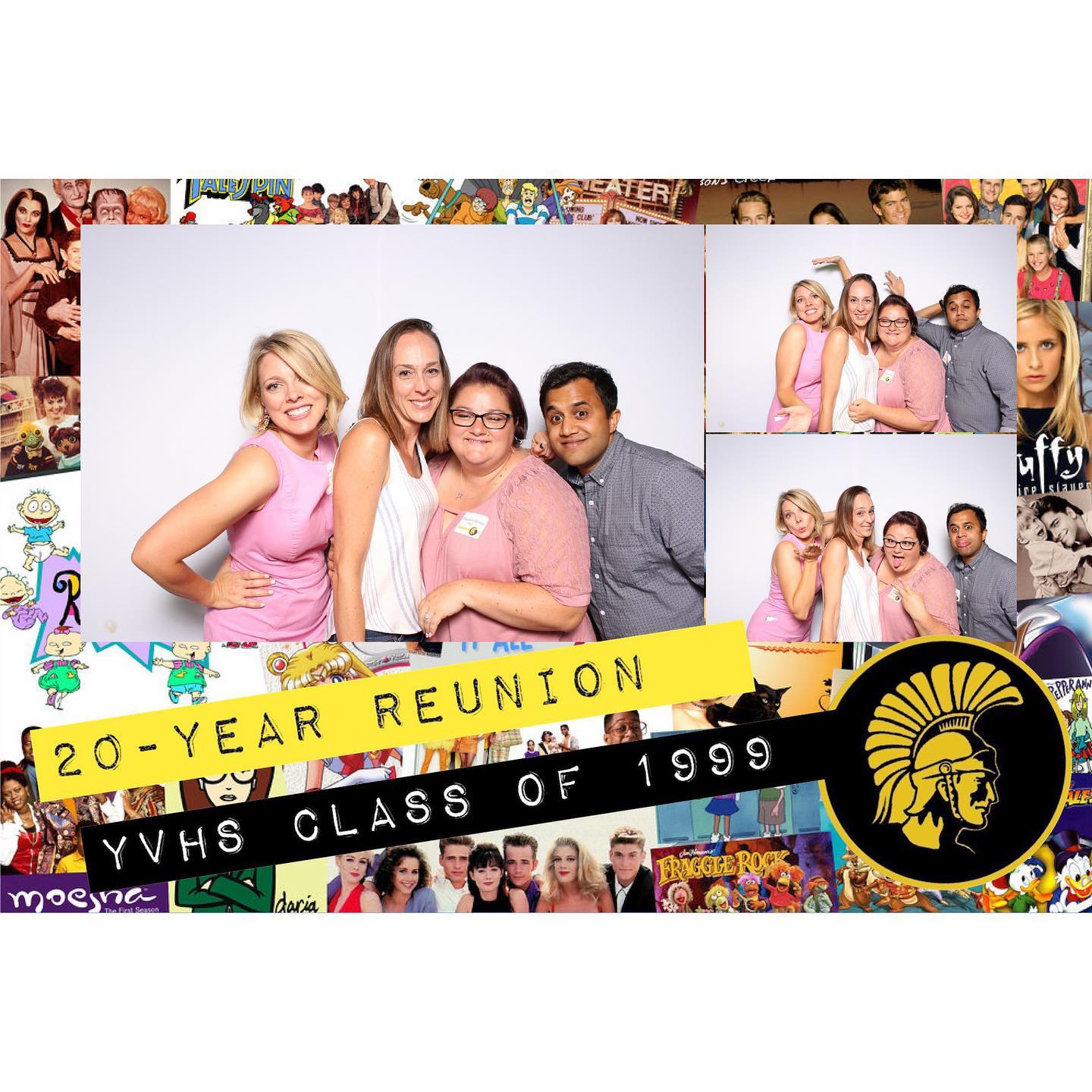 Photo booth in action at Ontario event