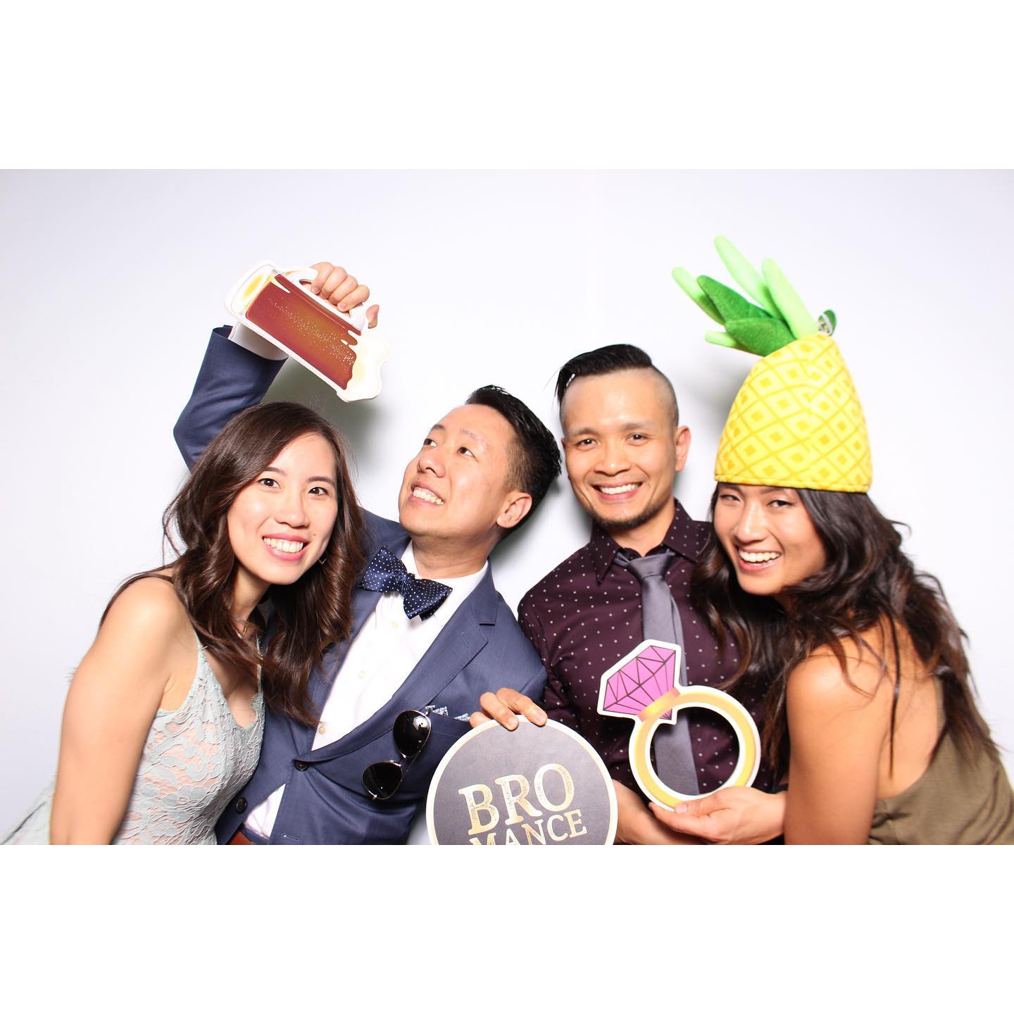 Photo booth in action at Ontario event