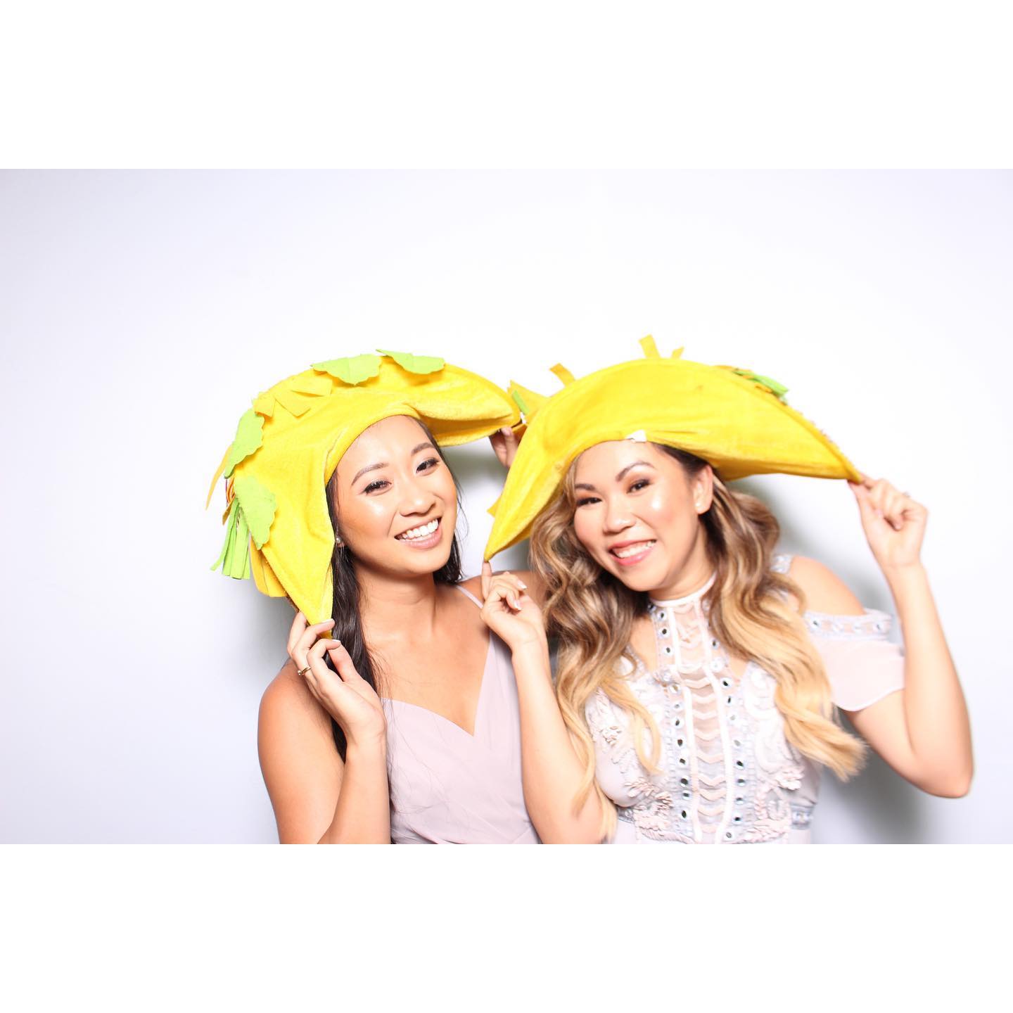 Behind the scenes photo booth setup