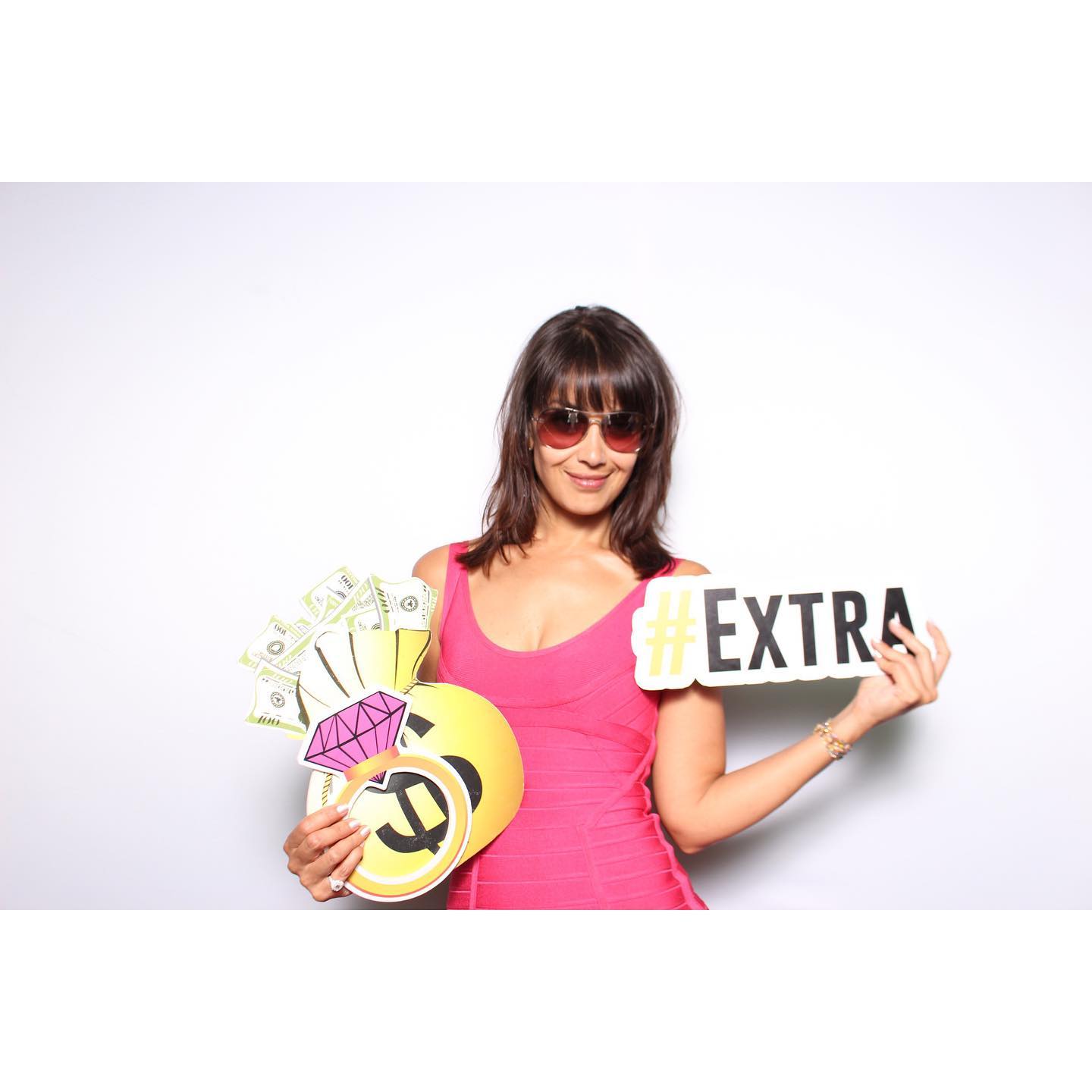 Behind the scenes photo booth setup