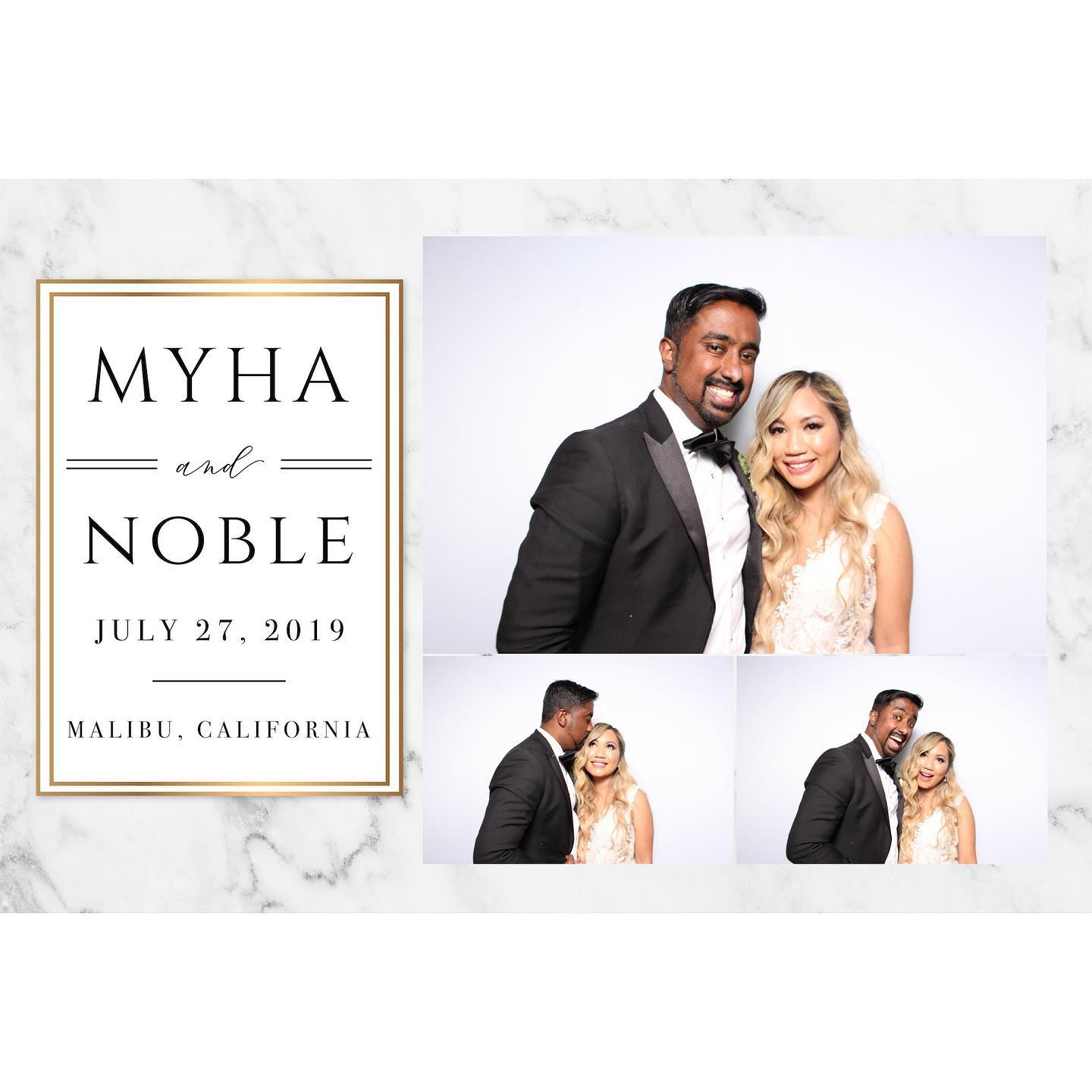 Behind the scenes photo booth setup