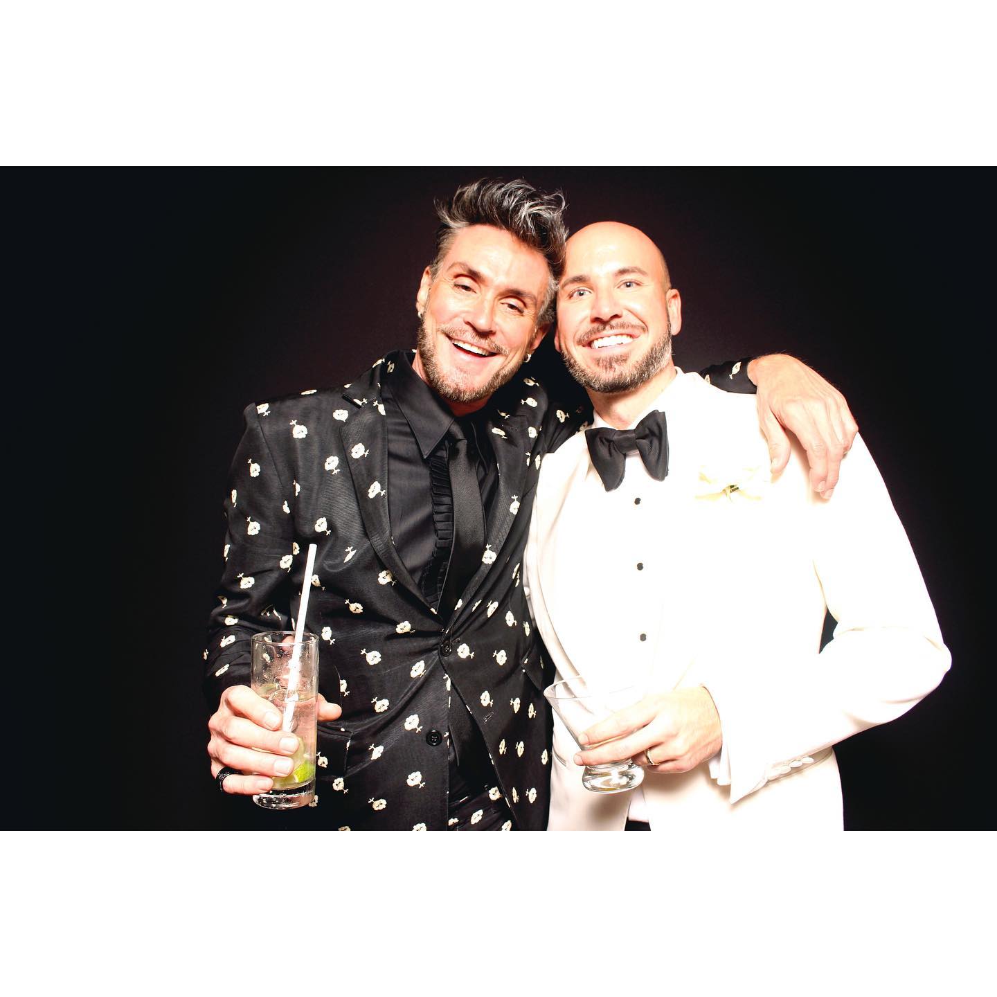 Behind the scenes photo booth setup