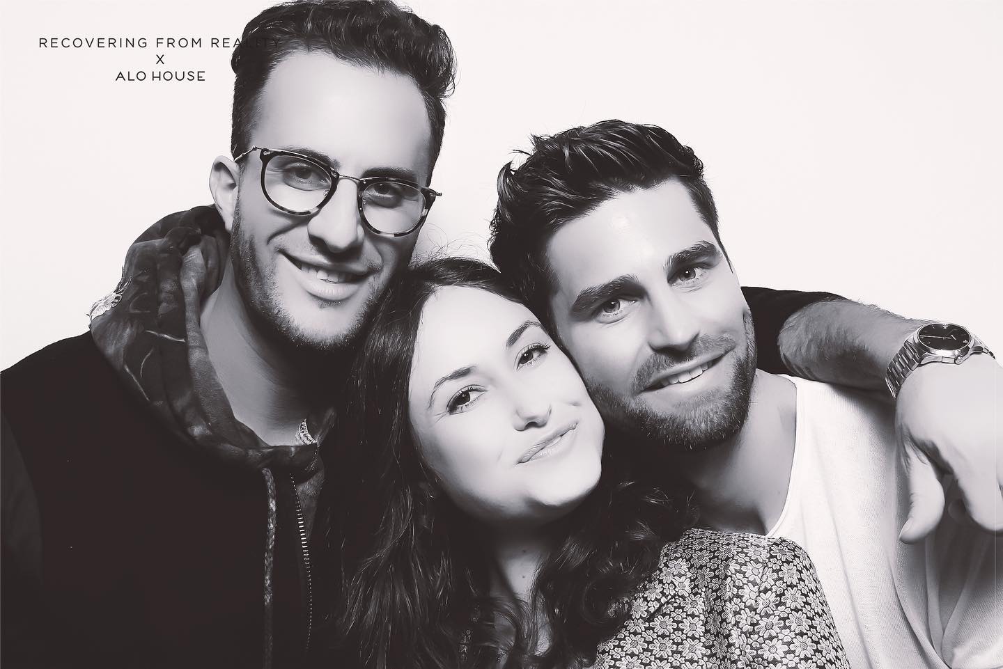 Behind the scenes photo booth setup