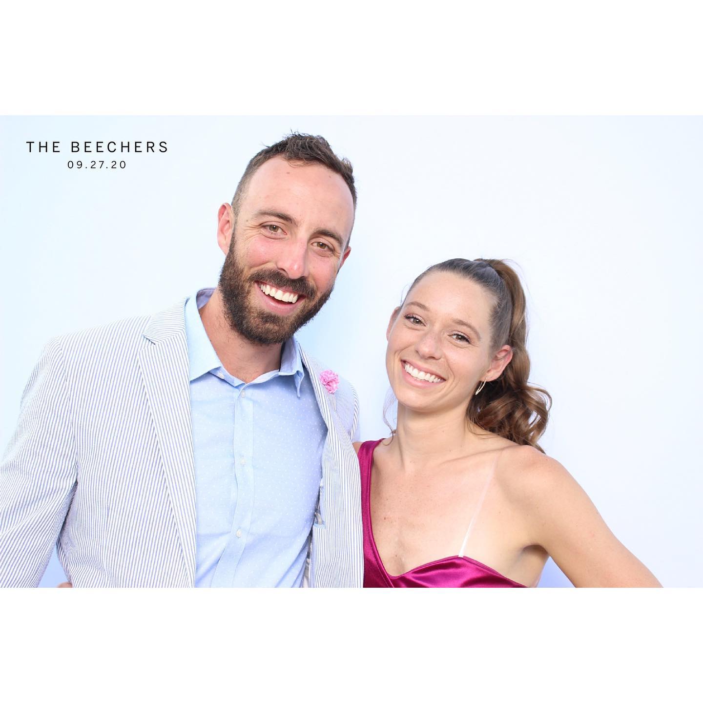 Photo booth in action at Ontario event