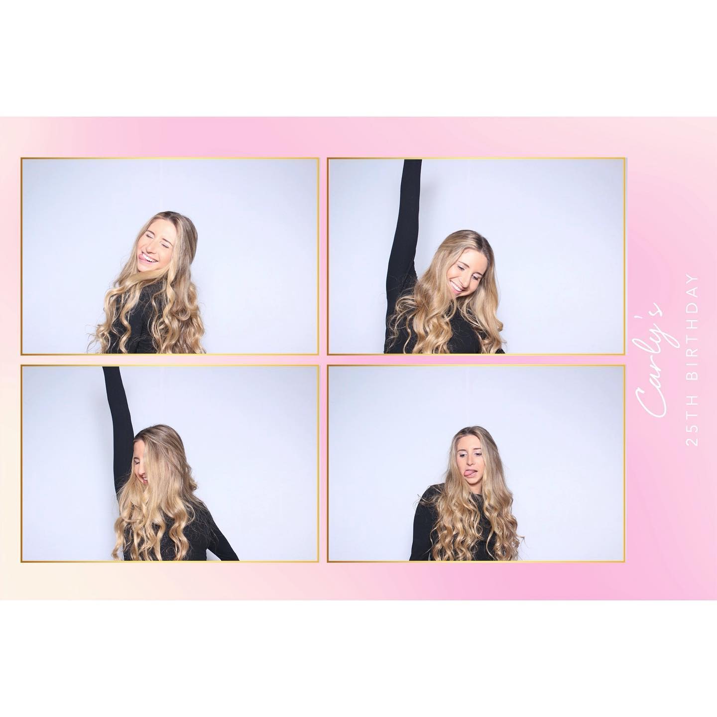 Photo booth in action at Ontario event