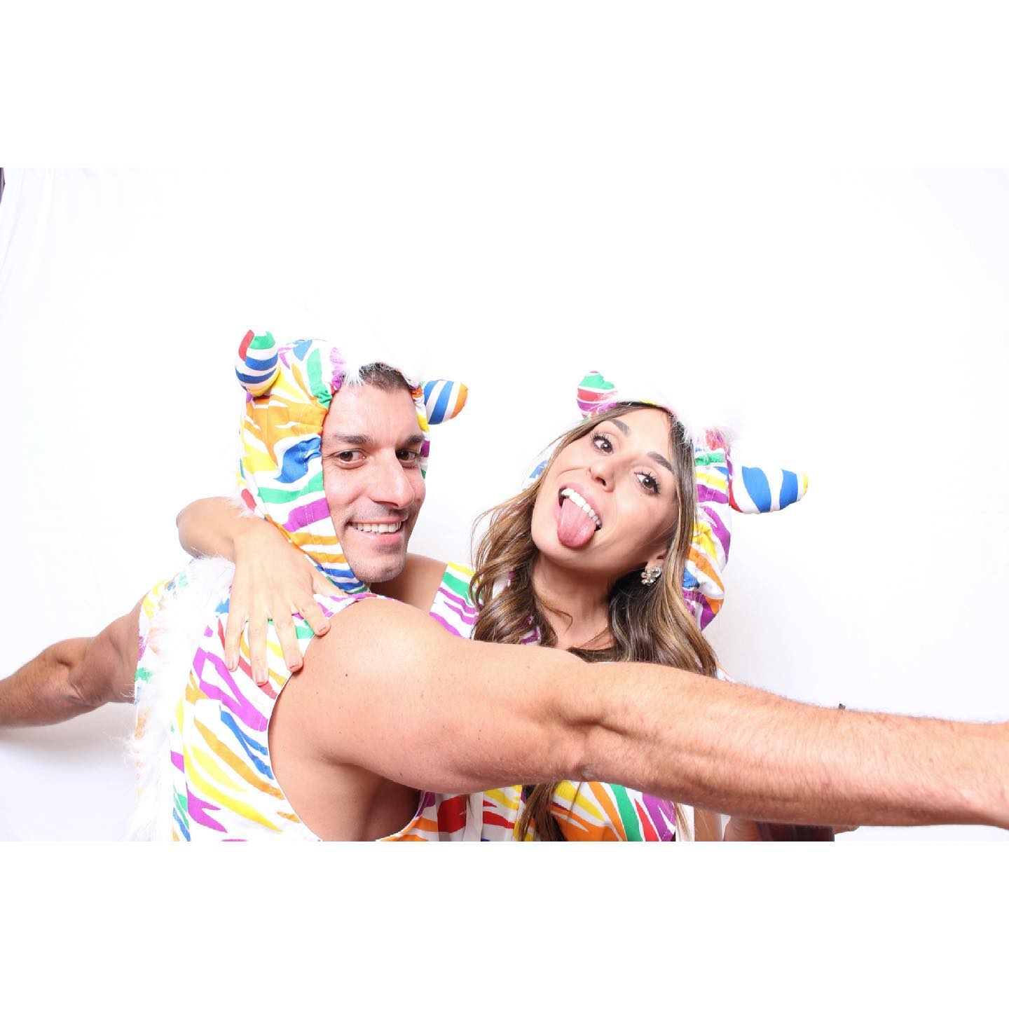 Photo booth in action at Ontario event