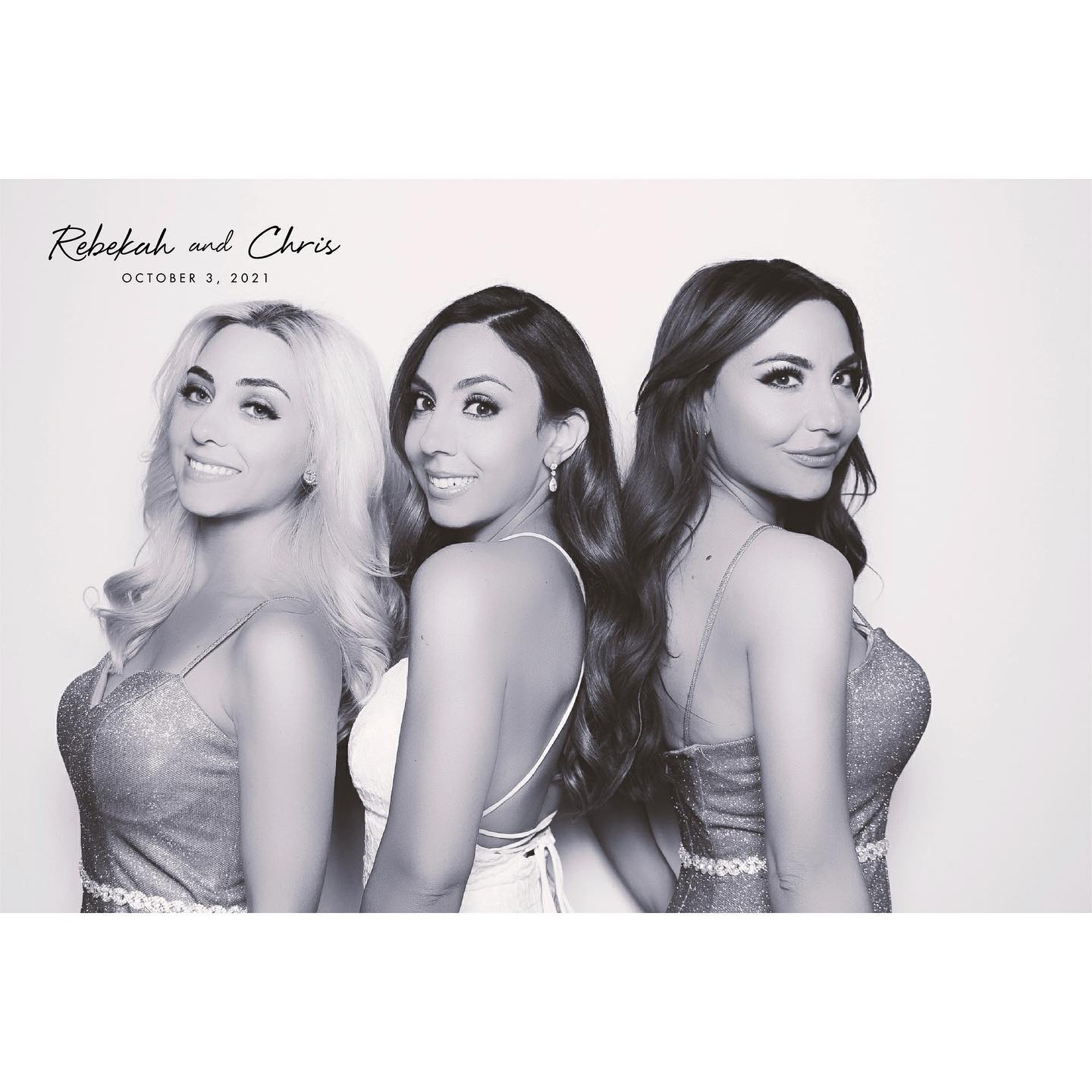 Behind the scenes photo booth setup