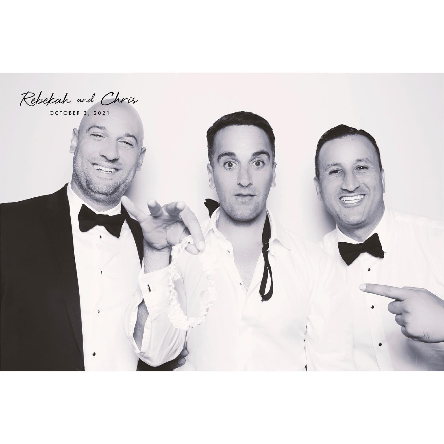 Photo booth in action at Ontario event